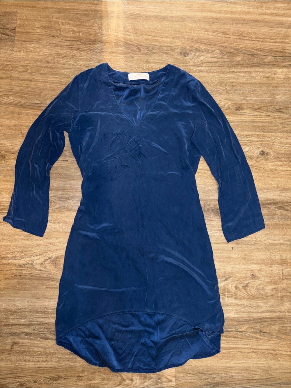 Amanda Uprichard Navy Blue 100% Silk
